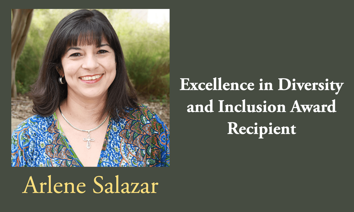 Arlene Salazar, Excellence in Diversity and Inclusion Award Recipient