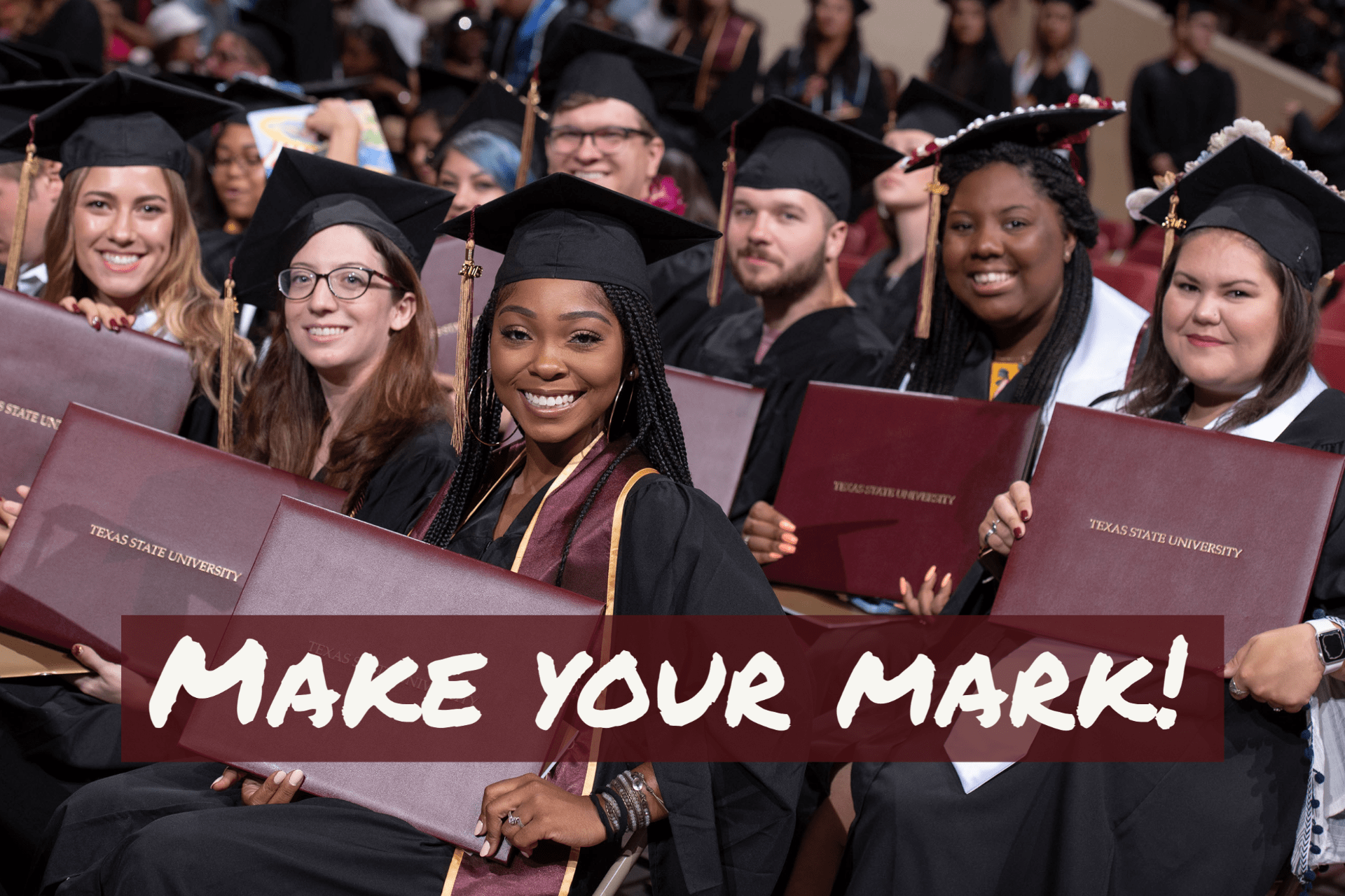 Make Your Mark with graduating students image